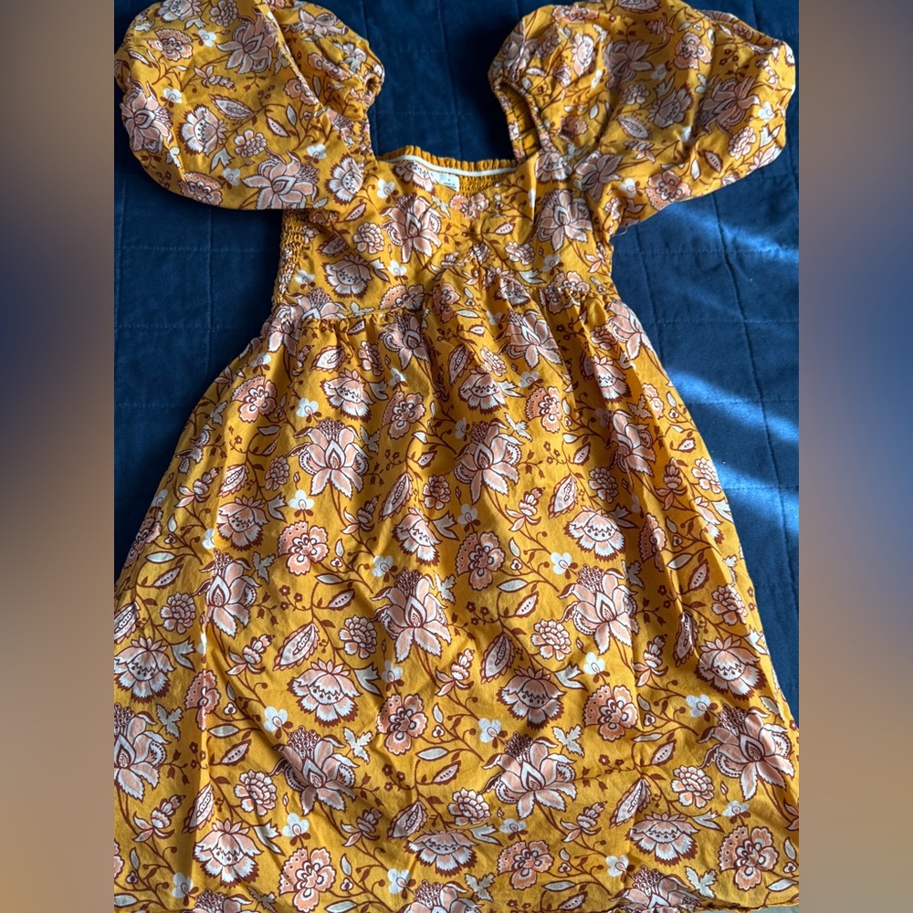 Janie and Jack Yellow Floral Dress